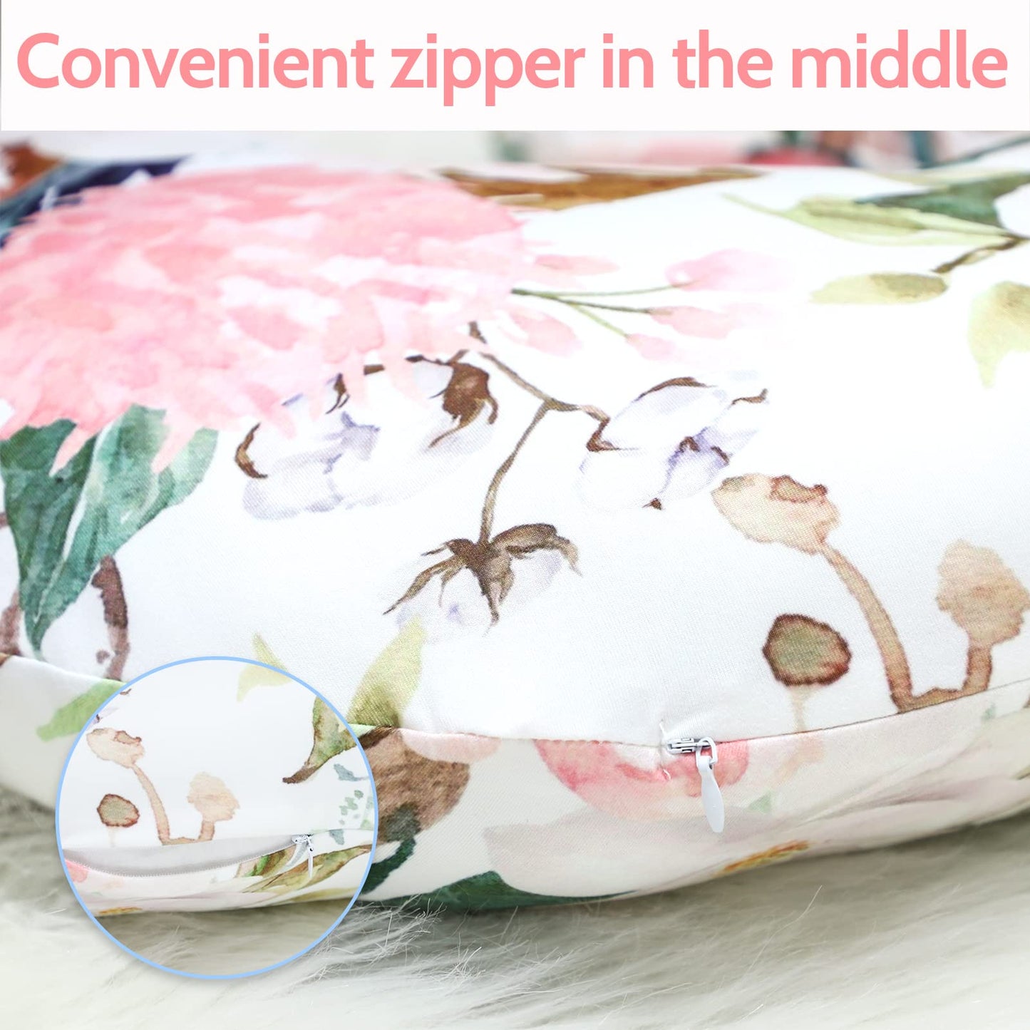 Nursing Pillow Cover For Baby Girl And Boy, Ultra Soft Comfortable Stretchy Removable Slipcover For Newborn Breastfeeding Pillow