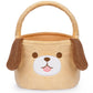 JIZWPOOM Easter Baskets for Kids,Labrador Easter Basket with Handle,Soft Easter Basket,Cute Easter Egg Hunt Party Favor,Easter G