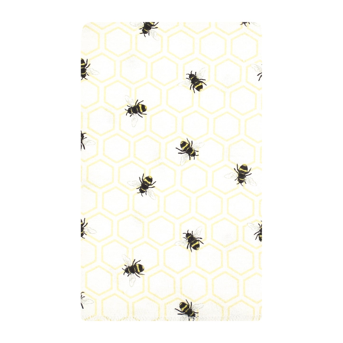 Hudson Baby Unisex Baby Flannel Burp Cloth 10Pk, Honey Bee, One Size