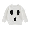 Afunbaby Baby Girl Boy Knit Sweater Blouse Pullover Sweatshirt Warm Crewneck Long Sleeve Tops For Infant Toddler (White Hallowee