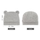 Bqubo Newborn Baby Hats Bear Ears And Mittens Sets Preemie Cotton Caps Baby Boy Girl Infant Hospital Beanie For 0-3 Months