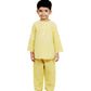 Chheent Cotton Unisex Printed Night Suit Dress Set Combo Pack for Girls Boys | (Yellow, 78 Years)