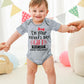 Father'S Day Newborn Outfits Short Sleeves Funny Baby Bodysuits 0-3 Months Baby Boy'S Clothing I'M Your Mom Says You'Re Welcome