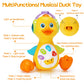 Baby Musical Duck Toy Dancing Crawling Tummy Time, Light Up Infant Toys 0-3-6 6-12 12-18 Months Easter Gifts for 1 2 Year Old Bo