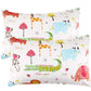 Safari Toddler Pillowcases - 2 Pack Pillow Cover Pillowslip Case Fits Pillows Sized 13 X 18 Or 12 X 16 For Kids Bedding Pillow C