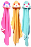 BRANDONN Newborn Original 3PCS.. Big Size (36 X 27) Cute Baby Blankets for Babies (Hotpink, Peach, CGreen; Pack of 3)
