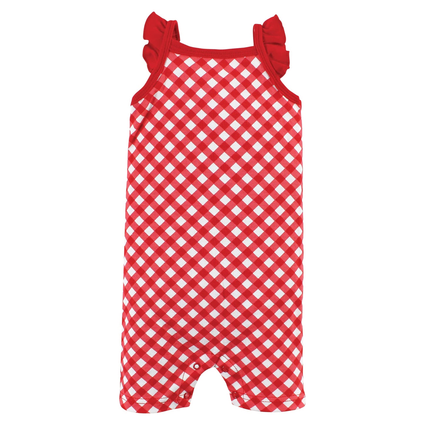 Hudson Baby Unisex Baby Cotton Rompers, Udderly Adorable, 0-3 Months