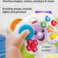 Fisher-Price Baby & Toddler Toy Laugh & Learn Game & Learn Controller with Music & Lights for Early Pretend Play Infants Ages 6+