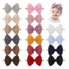 Yanjie 4.5'' Baby Girls Soft Nylon Headbands Newborn Bows Handmade Hairbands Hair Accessories For Newborn Infant Toddler Kids 16