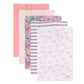 Burts Bees Baby Infant Burp Cloths, 100% Organic Cotton Extra Absorbent Soft Fabric Drool Cloths, 5-Pack Newborn Must-Have Essen
