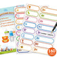 160 Pcs Baby Bottle Labels For Daycare, Waterproof Write-On Kids Name Labels, Self-Laminating Self-Adhesive Bottle Strickers For