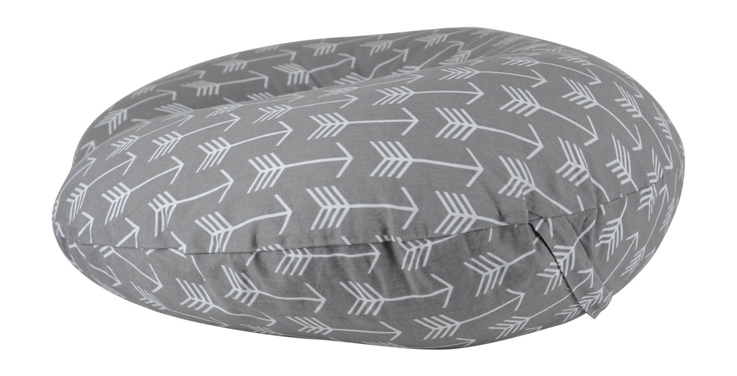 Adorology Nursing Pillow Slipcover, Gray Arrow Design, Maternity Breastfeeding Newborn Infant Feeding Cushion Cover Case, Baby S