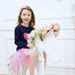 Dxton Toddler Baby Girl Fall Dresses Winter Long Sleeve Tutu Party Dresses Lh4560-10T