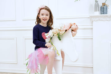 Dxton Toddler Baby Girl Fall Dresses Winter Long Sleeve Tutu Party Dresses Lh4560-10T