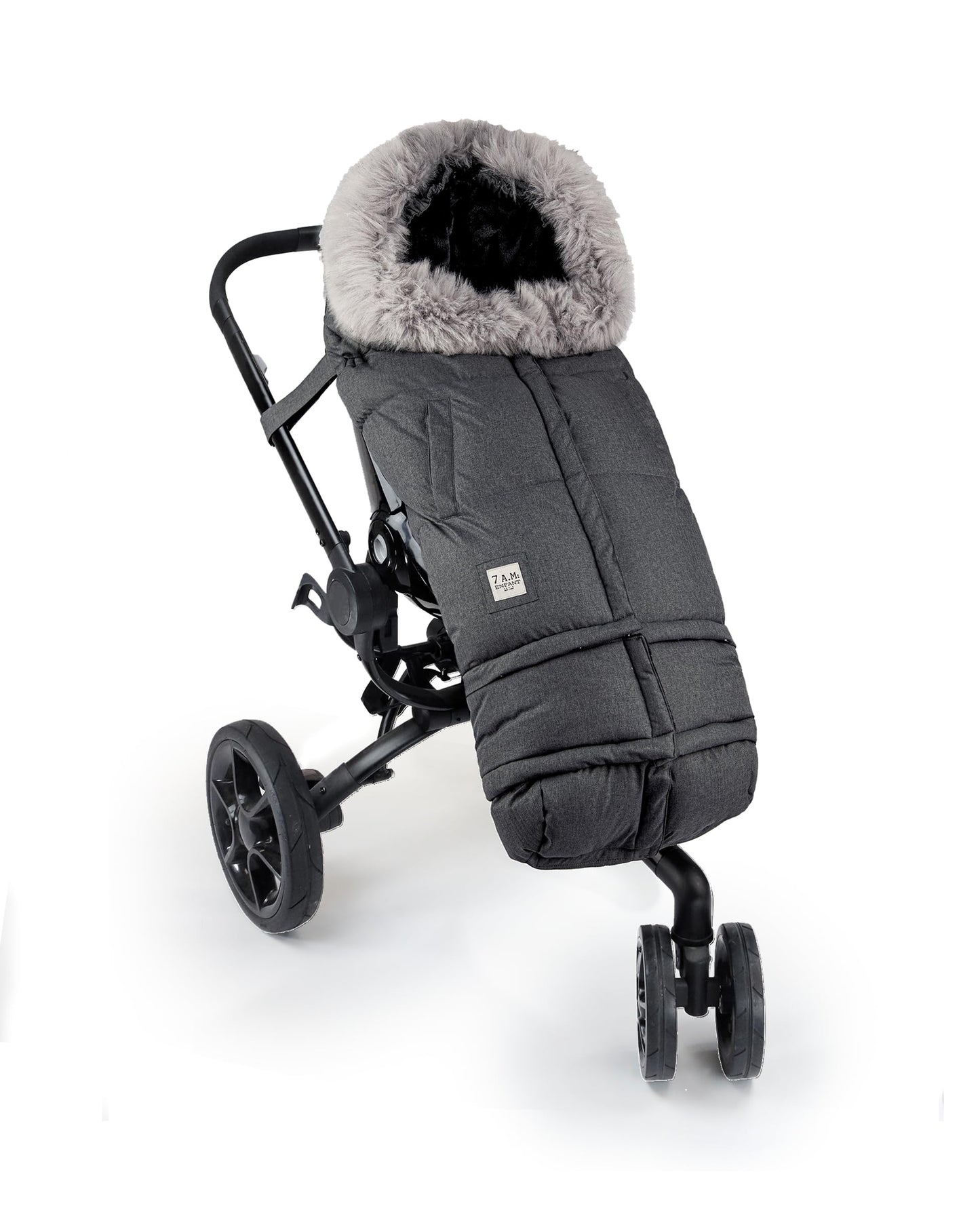 7Am Enfant Stroller Blanket 212 - Adjustable Baby Car Seat Zipped Blanket For Babies Winter, Unisex Multi Purpose Fleece Lined W