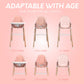 Children of Design 6 in 1 Deluxe Wooden High Chair for Babies & Toddlers Modern Safe Compact Baby Highchair, Easy to Clean, Remo
