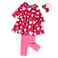 Aalizzwell 18-24 Months Little Toddler Girls Valentines Day Clothes Heart Outfit Set Clothing