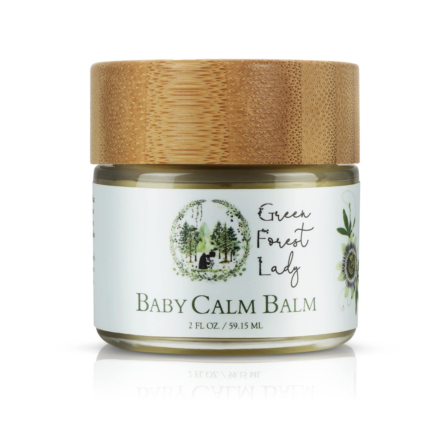 Green Forest Lady The Baby Calm Balm | Protects, Hydrates & Nourishes Sensitive Skin | Helps To Calm Newborns, Babies & Toddlers