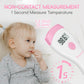 Snomd Non-Touch Forehead Thermometer, Digital 2-In-1 Infrared Thermometer For Adults, Kids, And Babies With Fever Alarm, Instant