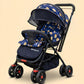 Chipzzie Ezy Go+ Baby Stroller Pram With Mosquito Net | Reversible Handle, Full Recline & Foldable | AllTerrain 360Swivel Wheel