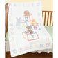Jack Dempsey Needle Art Baby Blocks Crib Quilt Top