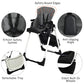 Infans High Chair For Babies & Toddlers, Foldable Highchair With Multiple Adjustable Backrest, Footrest And Seat Height, Removab