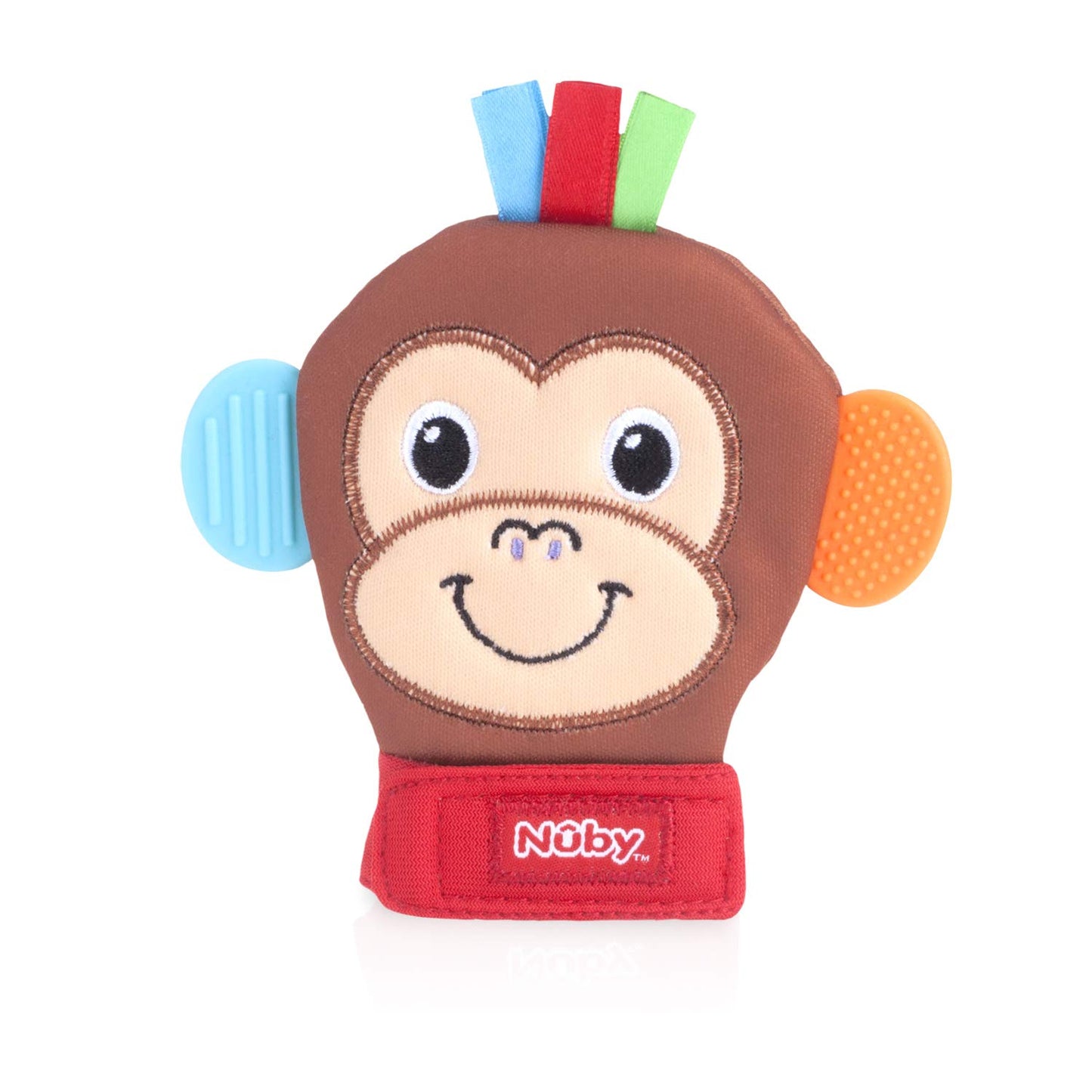 Nuby Happy Handimals Teething Mitten- Monkey
