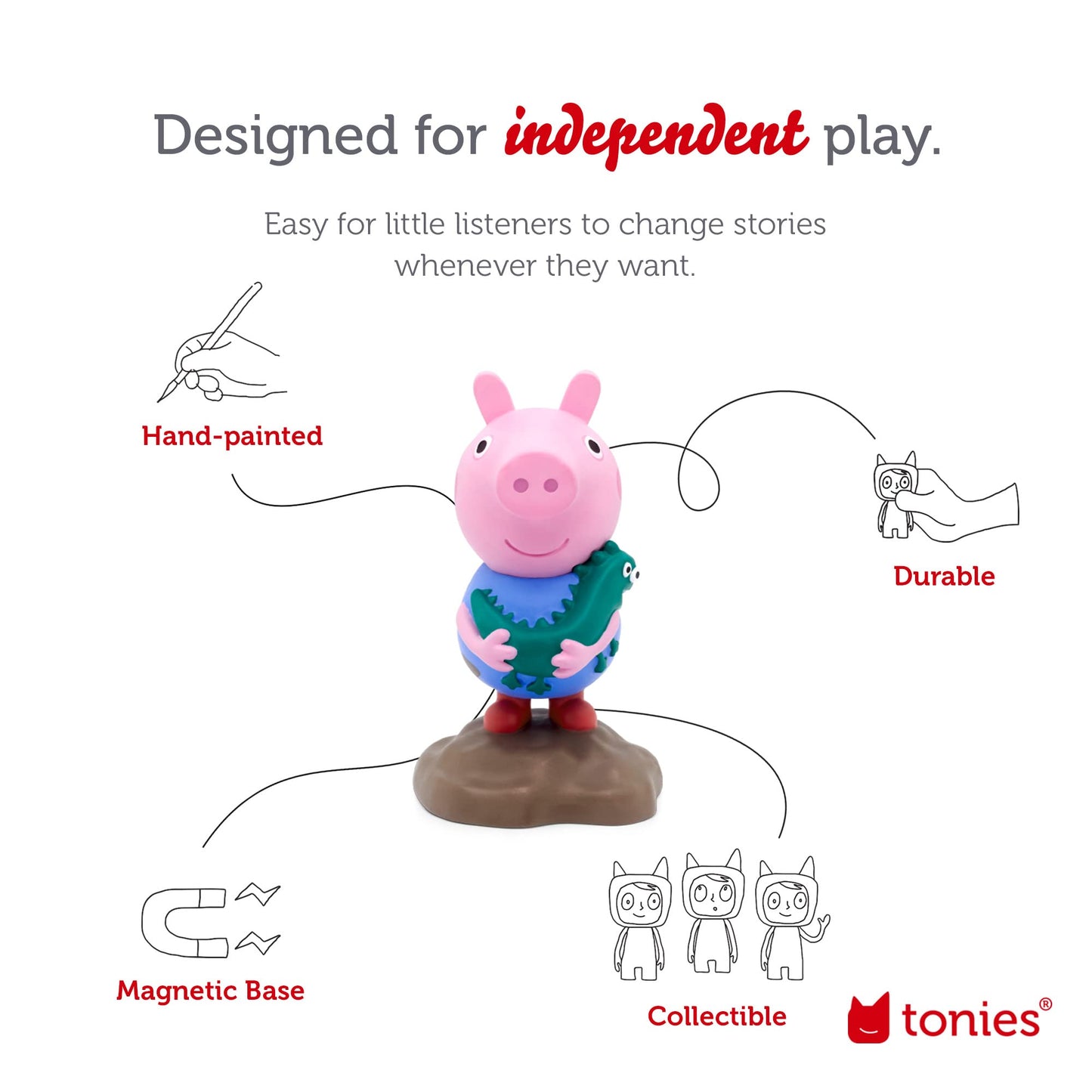 Tonies George Audio Play Character from Peppa Pig