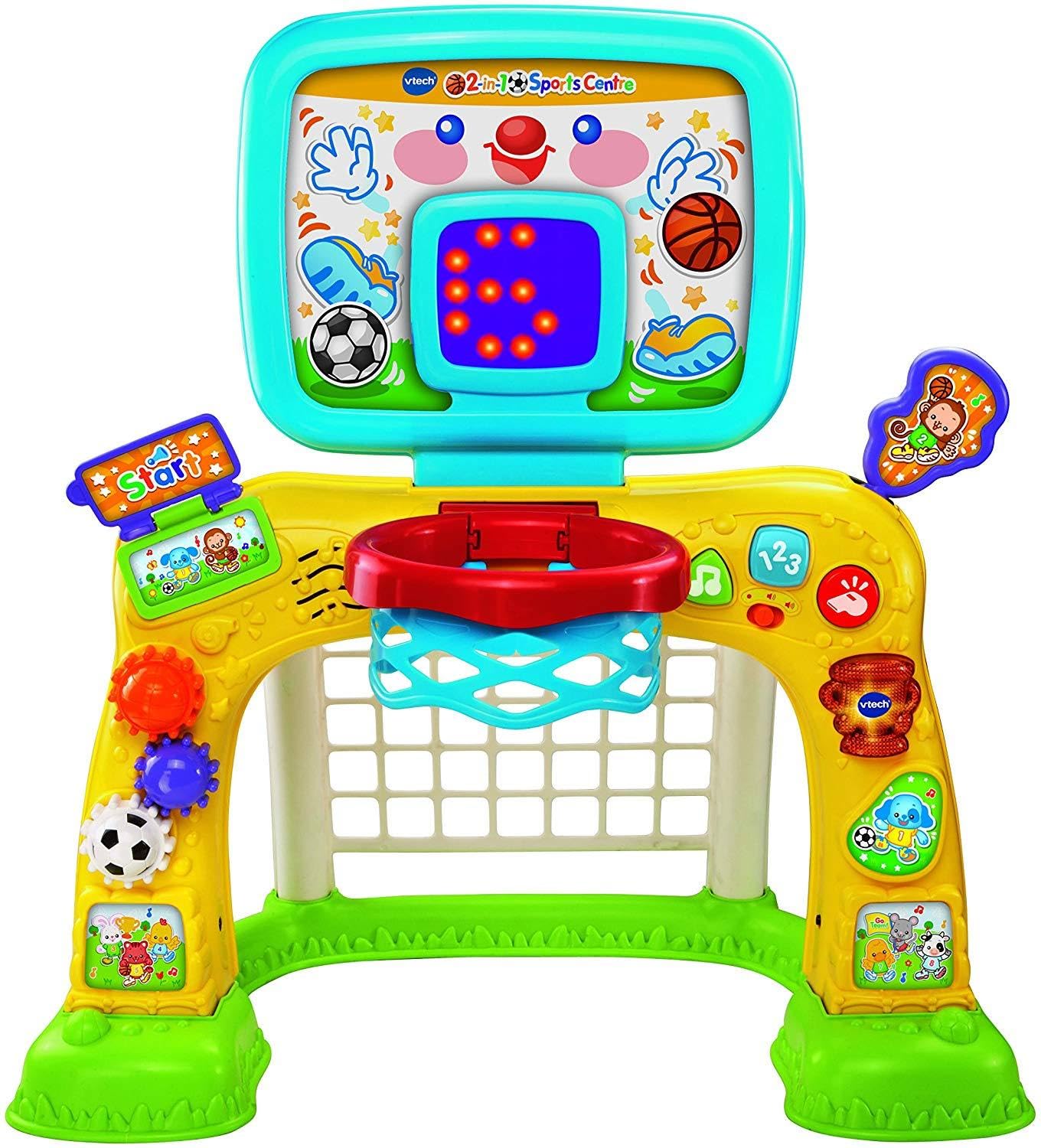 VTech 3-in-1 Sports Centre, Baby Interactive Toy with Colours and Sounds, Learning with Role-Play, Suitable for Baby Boys & Girl