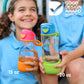 B.Box 15 Oz Sport Spout Kids Water Bottle For School, Sports, Travel, Daycare. Leakproof, Spill Proof, Dishwasher Safe. Easy Gri