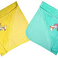 MITWA Enterprises Soft Cotton Baby Hooded Towels  Pack of 2 (Yellow || Green)