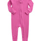 Vaenait Baby Toddler Boys Girls Solid Footie Pajama Cozy Modal Hotpink 0-3M