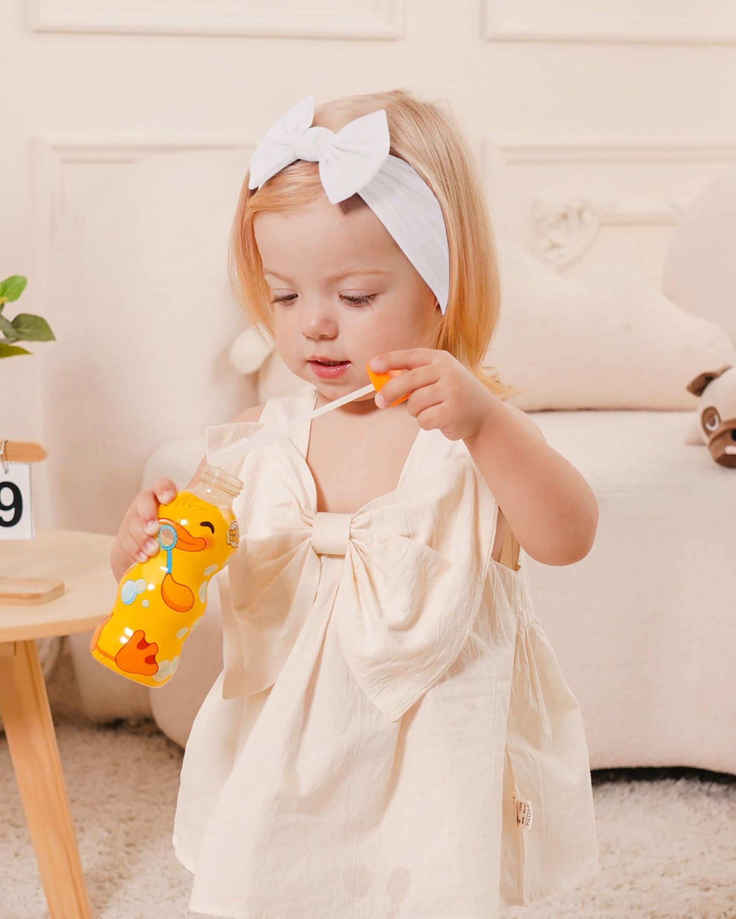 Jollybows 12Pcs Baby Nylon Headbands With Bow Elastic Hairband For Girls Newborn Infant Toddlers Kids Hair Accessories