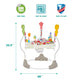 Dream On Me Zany 2-In-1 Baby Activity Center And Bouncer In Elephant Print, Sturdy And Strong Frame, 3 Height Positions, 360 Rot