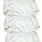 B-One Kids Baby Girls 100% Cotton Diaper Cover Bloomers 4 Pack (Size 5, White)