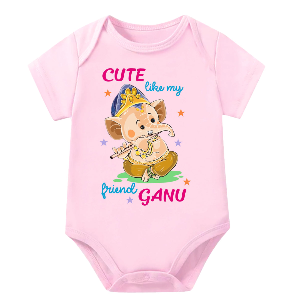 Lillypupp Ganesh Chaturthi Dress For Baby Boy Girl| Ganpati Special Unisex Cotton Romper Clothes For New Born Baby.