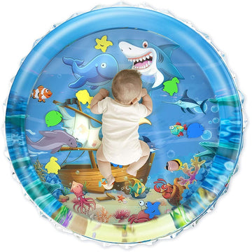 Mashes 100 X 100 Infant Toy Gift Activity Play Mat,Baby Infant Toddlers Inflatable Water Play Floor Mat Children Growth Activity