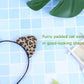 Bonnie Z. Leonardo Leopard Cat Ear Headband Furry Padded Leopard Ears Cat Leopard-F