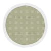 Sweet Jojo Designs Sage Green Boho Mudcloth Boy Or Girl Baby Playmat Tummy Time Infant Play Mat - White Bohemian Woodland Tribal
