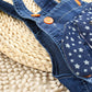 Kidscool Space Baby Summer Cotton Denim 3D Cartoon Star Dog Soft Short Overalls,Blue,2-3 Years