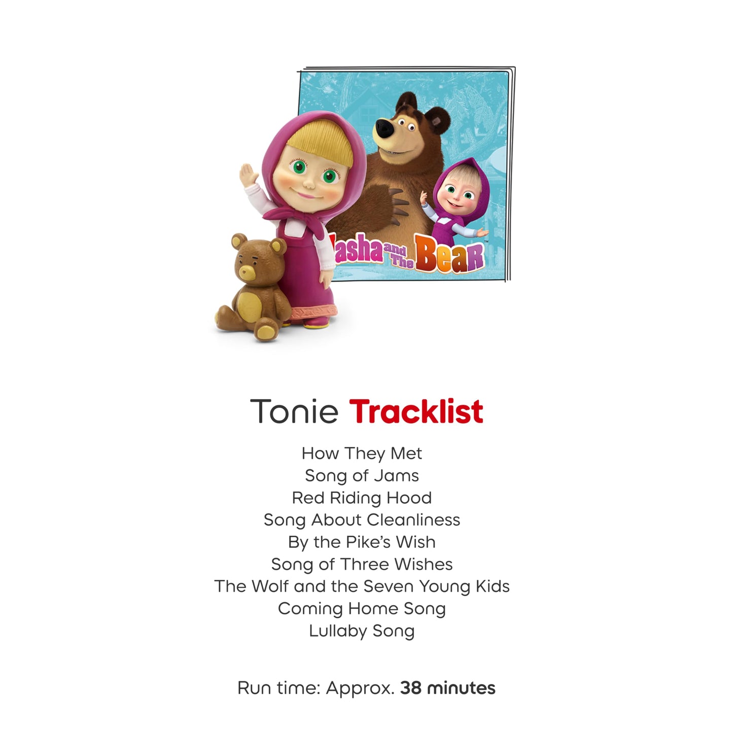 Tonies Masha & The Bear Audio Play Character