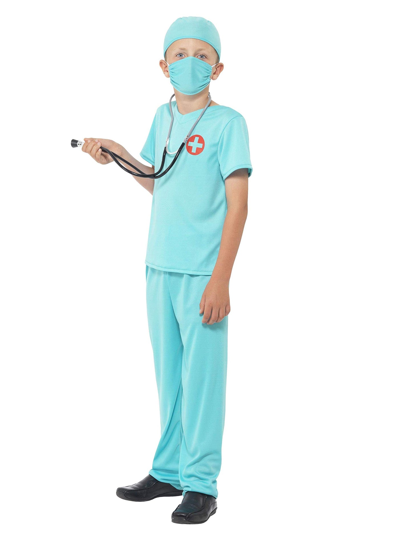 Smiffys Surgeon Child Costume, Medium Blue