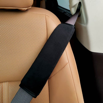 Medsuo 2 Pack Universal Soft And Comfortable Car Seat Belt Pads Harness Pads Pram Strap Covers Backpack Shoulder Pad Automotive