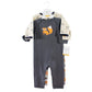 Hudson Baby Baby Girls Cotton Coverall, Forest, 6-9 Months Us