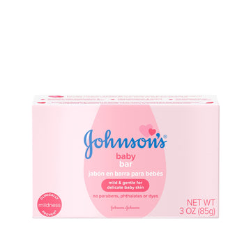 Johnson'S Baby Body Soap Bar, Gentle For Baby Bath And Skin Care, Hypoallergenic And Dermatologist Tested, Paraben Free, Phthala
