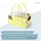 Mr. Pen- Baby Diaper Caddy Organizer, Lemon Glow, Baby Caddy Organizer With Handle, Compact Size, Collapsible & Portable