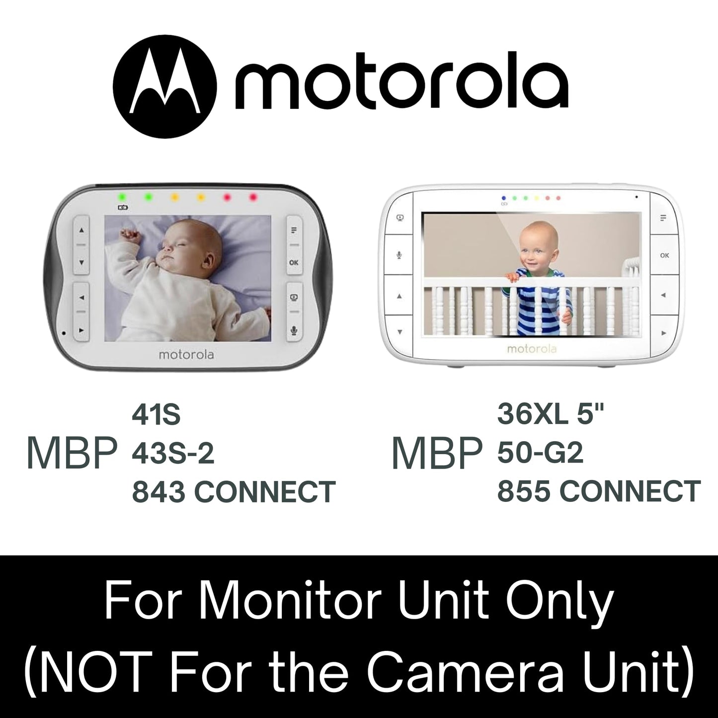 For Motorola Baby Monitor Charger (Handheld Monitor Unit Only), Including Mbp33S Mbp36S Mbp36Xl Mbp38S Mbp41S Mbp43S Mbp843 Mbp8