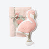 Masilo Organic Cotton Baby Blanket with Toy for Newborn/InfantDohar Blanket Combo1X Blanket, 1X Toy, FlamingoPink