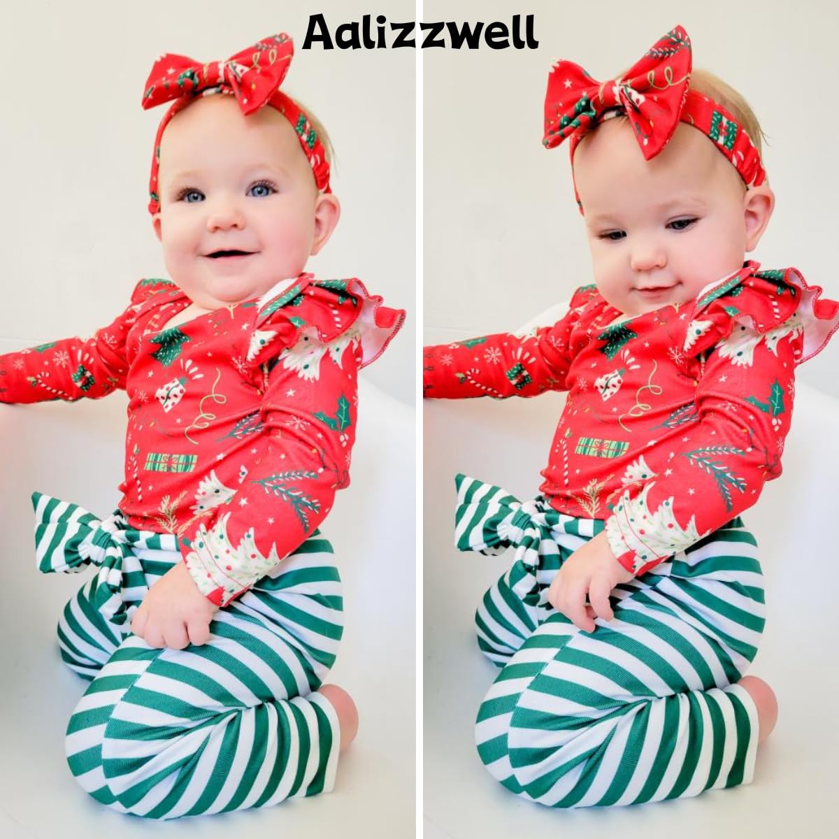 Aalizzwell 12-18 Months Christmas Clothes