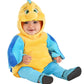Fun Costumes Disney The Little Mermaid Flounder Infant Costume, For Halloween, Cosplay, Ocean Beach Theme Party & Dress Up 0/3 M